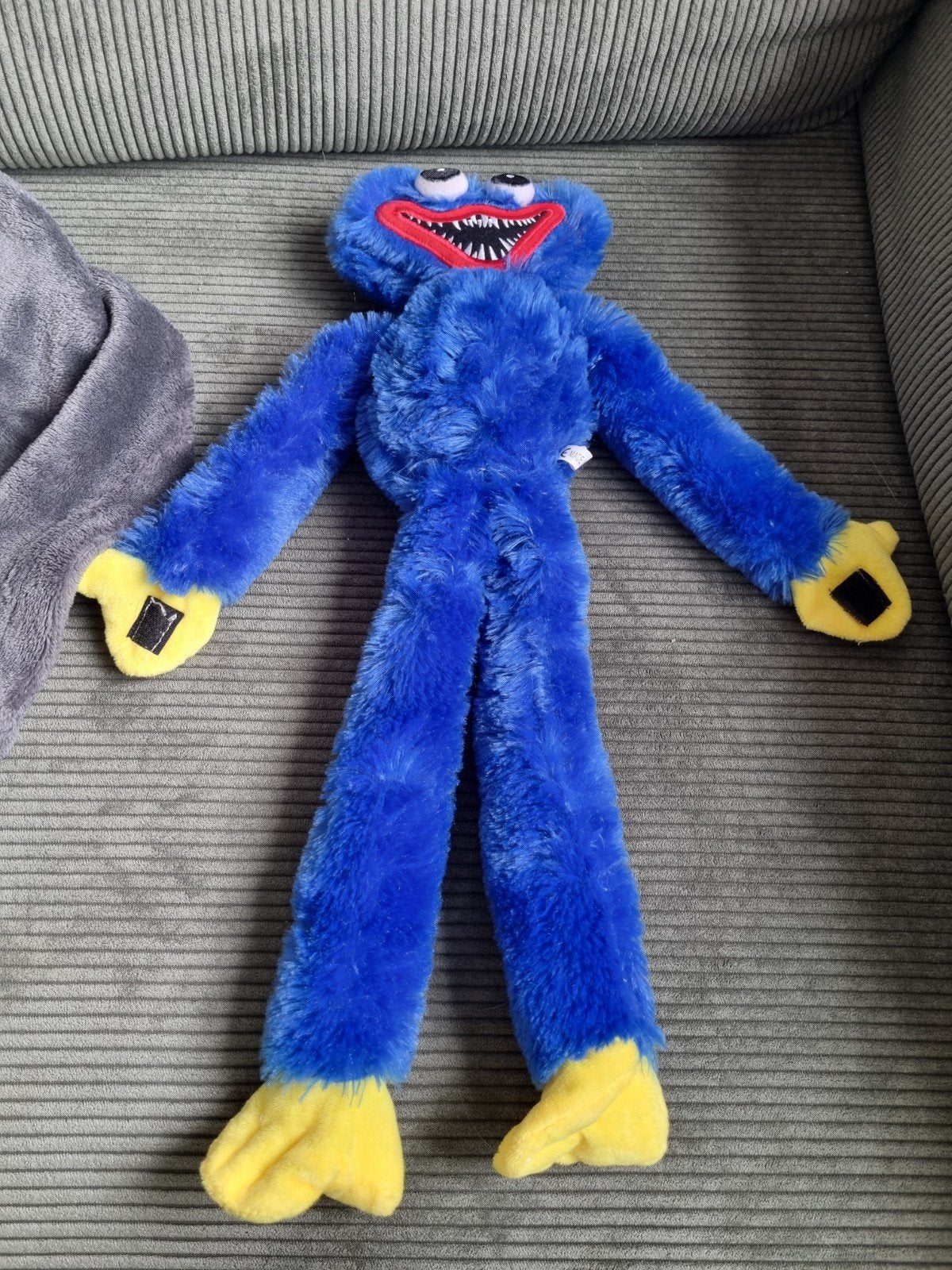 Te koop huggy wuggy Knuffel., Gebruikt, Verzenden, Overige typen, Blauw