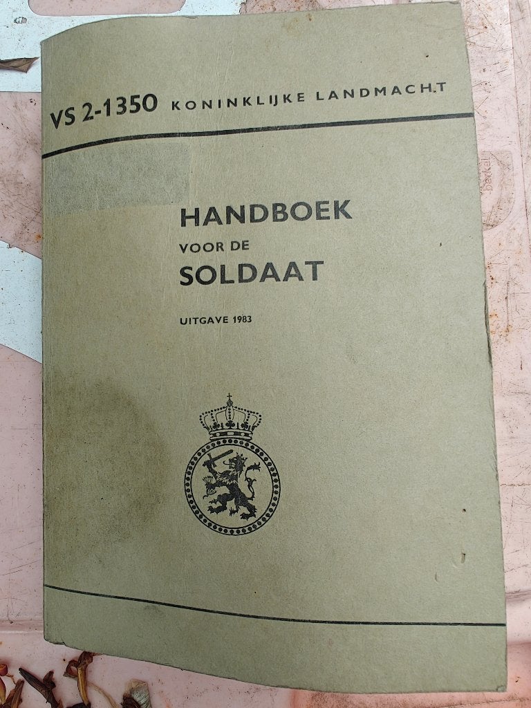 handboek voor de soldaat, Boeken, Oorlog en Militair, Onbekend, Ophalen of Verzenden, Zo goed als nieuw, Landmacht