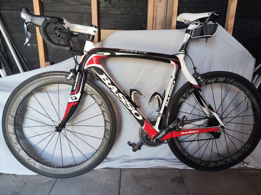 Basso Diamante racefiets met Dura-Ace en carbon wielen, Overige merken, Carbon, Ophalen of Verzenden, Meer dan 20 versnellingen