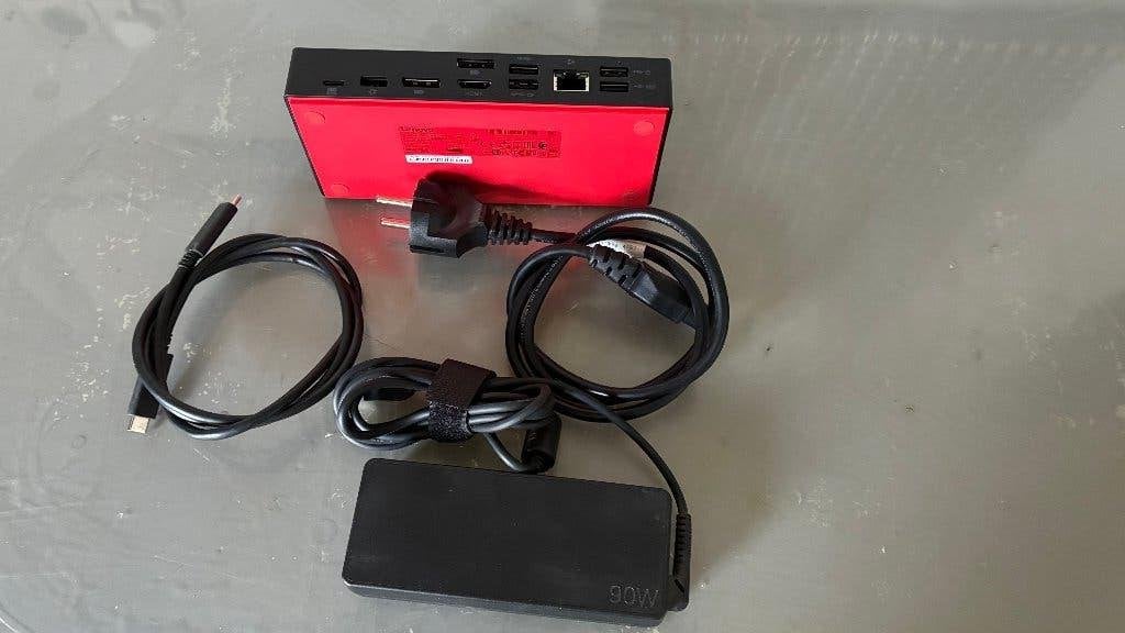 Lenovo USB-C Docking, Computers en Software, Dockingstations, Ophalen, Lenovo ThinkPad, Zo goed als nieuw, Docking station