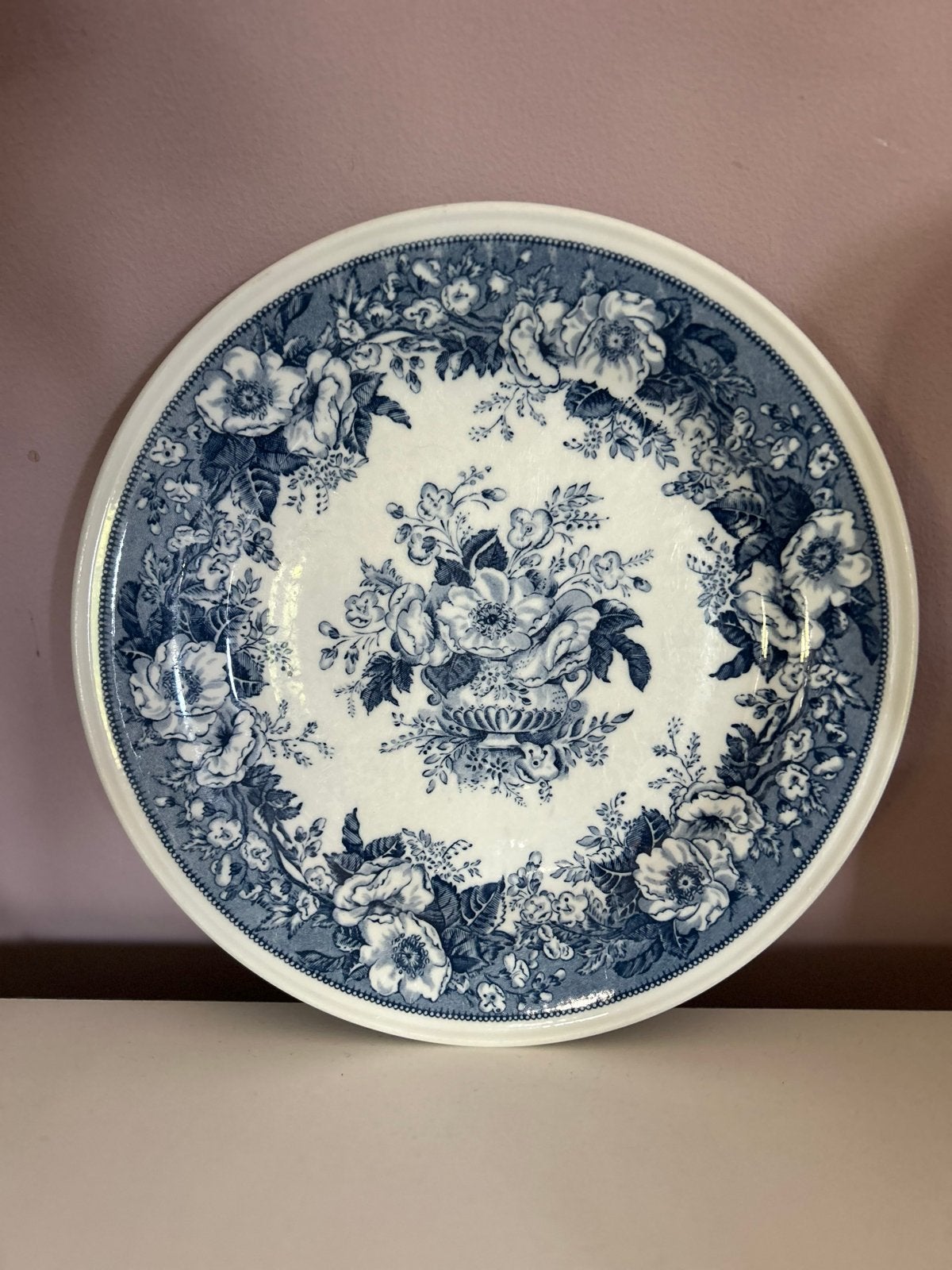 Balmoral Royal Sphinx Maastricht Blauw Wit Bord, Antiek en Kunst, Ophalen of Verzenden