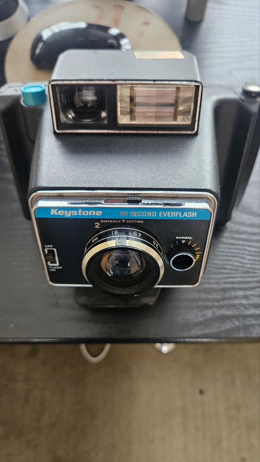 Keystone 60 Second Everflash Model 800 Polaroid Camera, Ophalen of Verzenden, Zo goed als nieuw, Polaroid, Overige Merken