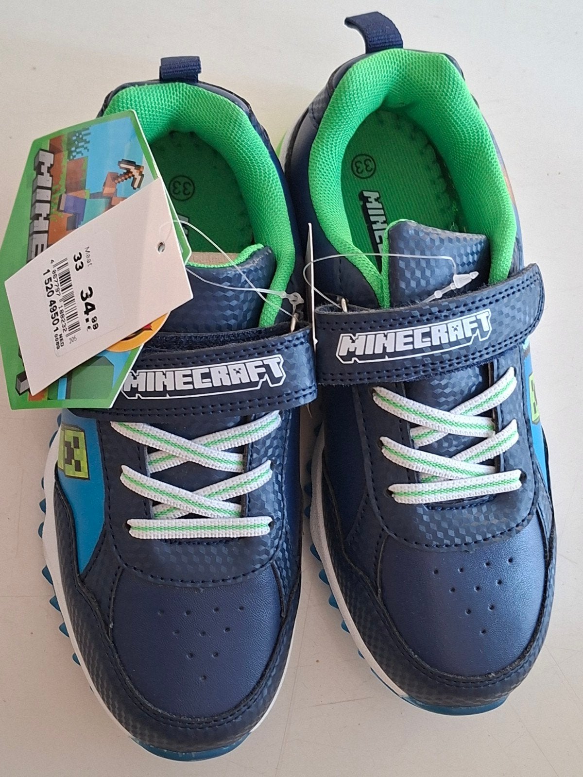 Nieuwe Minecraft kinderschoenen - Maat 33, Jongen of Meisje, Nieuw, Ophalen of Verzenden, Minecraft