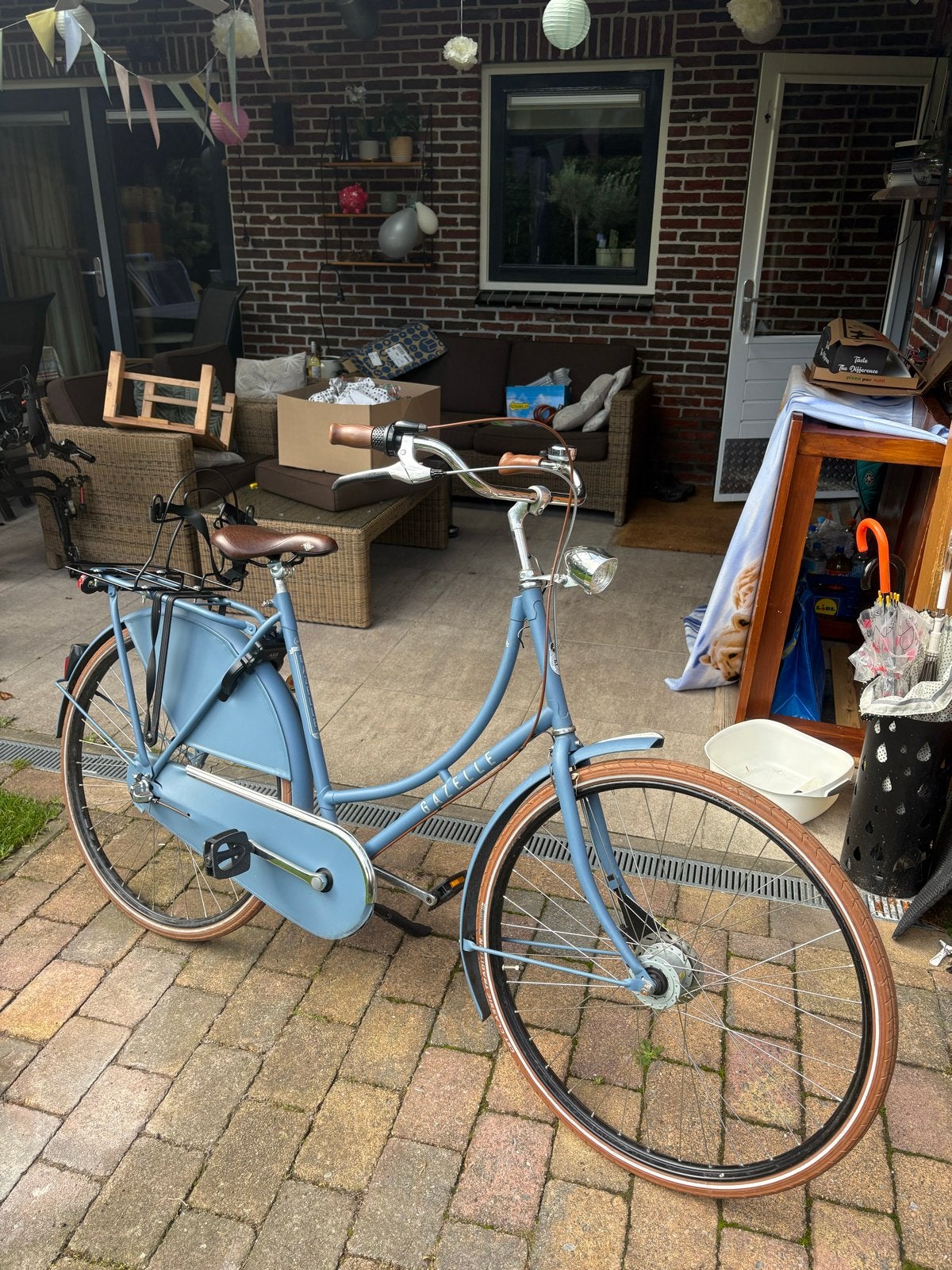 Gazelle Damesfiets, Ophalen, Terugtraprem, Gazelle, 53 tot 56 cm