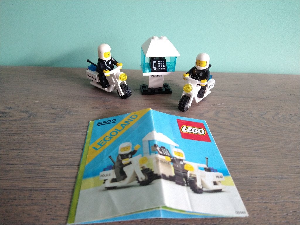 Lego city town 6522 politie motoren police, Lego, Ophalen of Verzenden, Zo goed als nieuw, Inclusief instructies