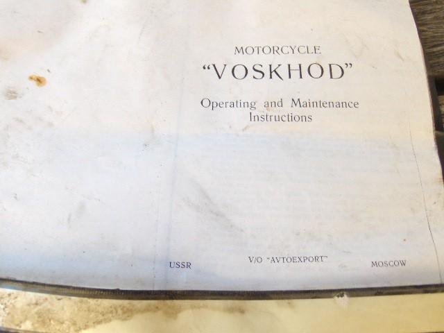 te koop voskhod 1972, Motoren, Ophalen, Gebruikt