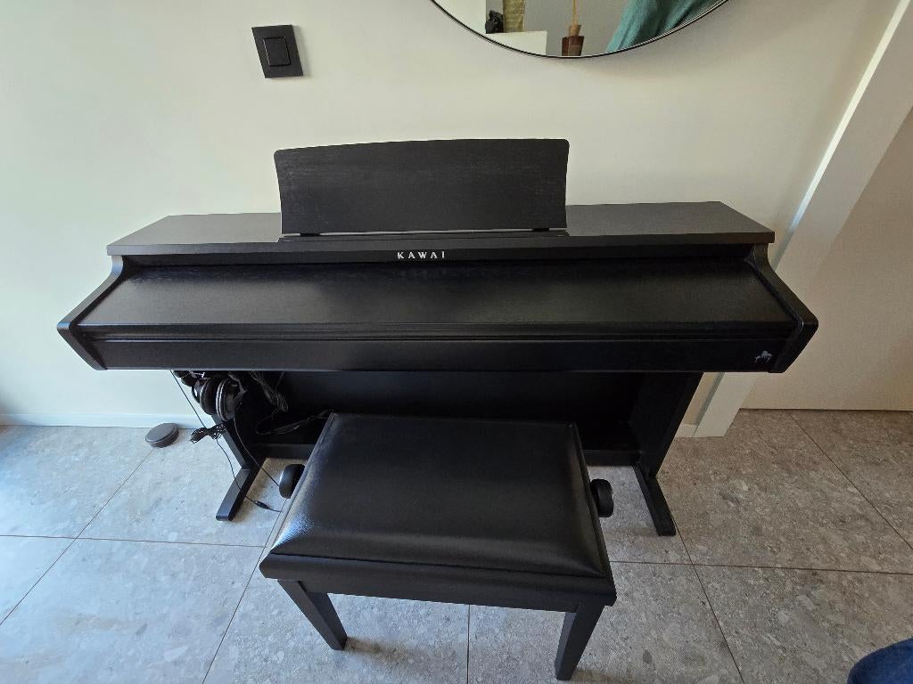 Kawai KDP-120 met pianobank + koptelefoon, Ophalen, Zo goed als nieuw, Piano