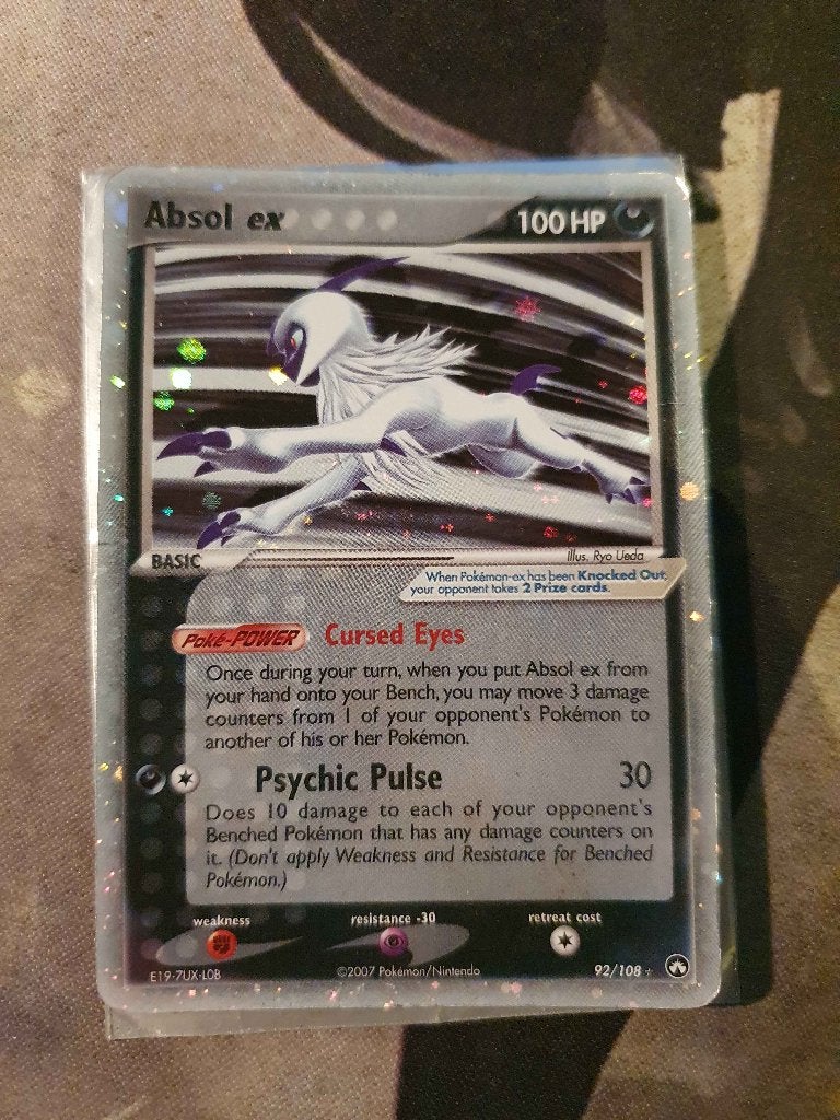 Absol EX, Ophalen of Verzenden, Gebruikt, Losse kaart, Foil