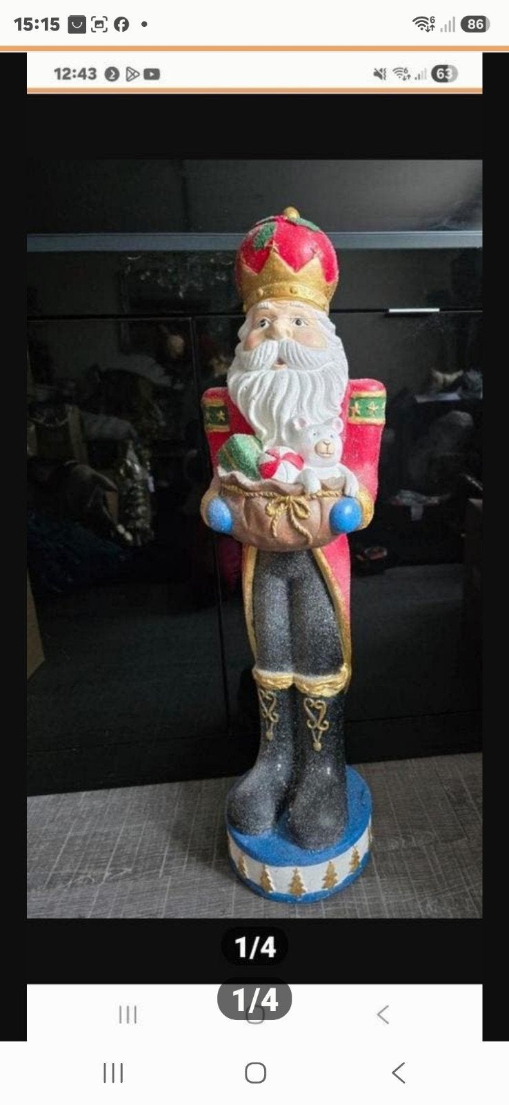 Decoratieve notenkraker figuur., Ophalen, Nieuw