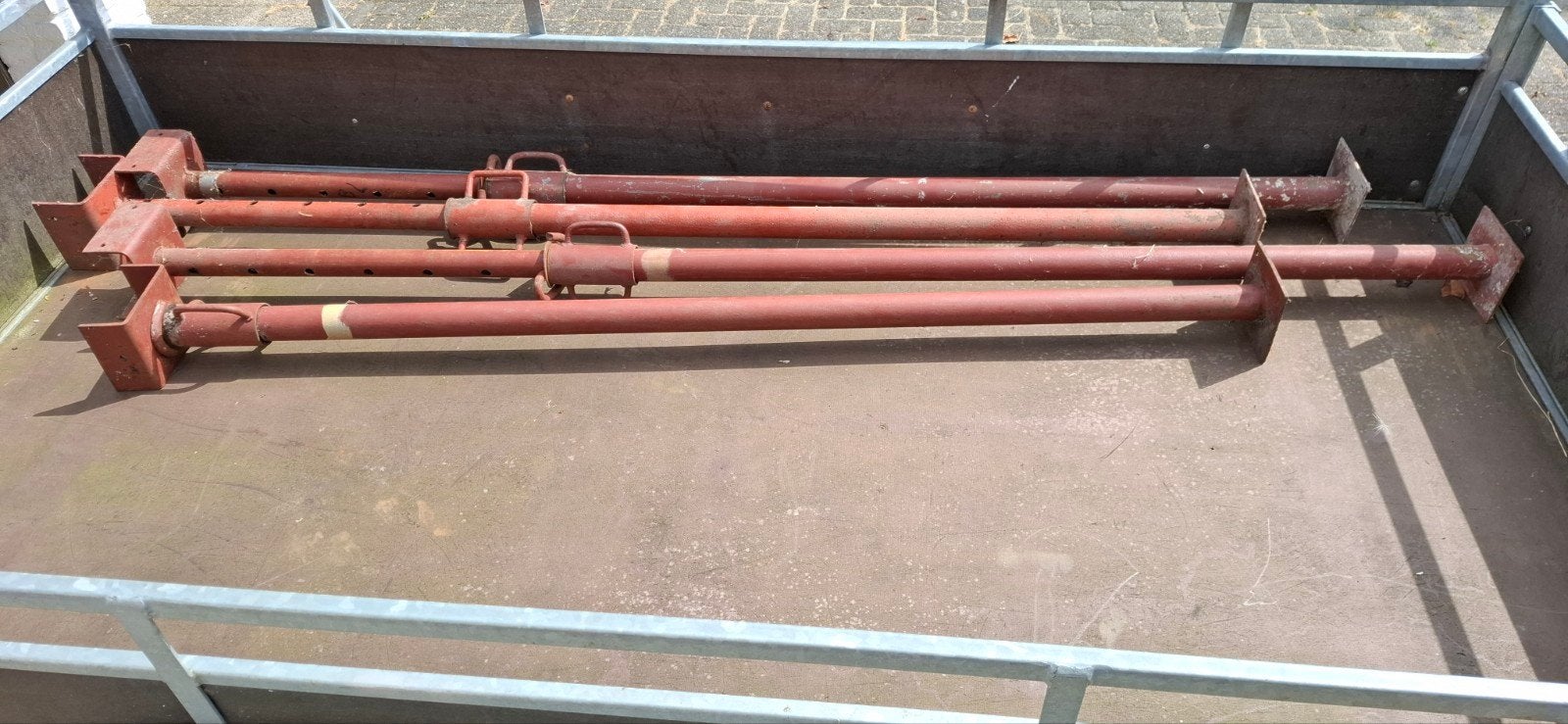 Stempels voor bouw en renovatie, Doe-het-zelf en Verbouw, Steigers, Ophalen, Gebruikt, Overige typen, 2 tot 5 meter