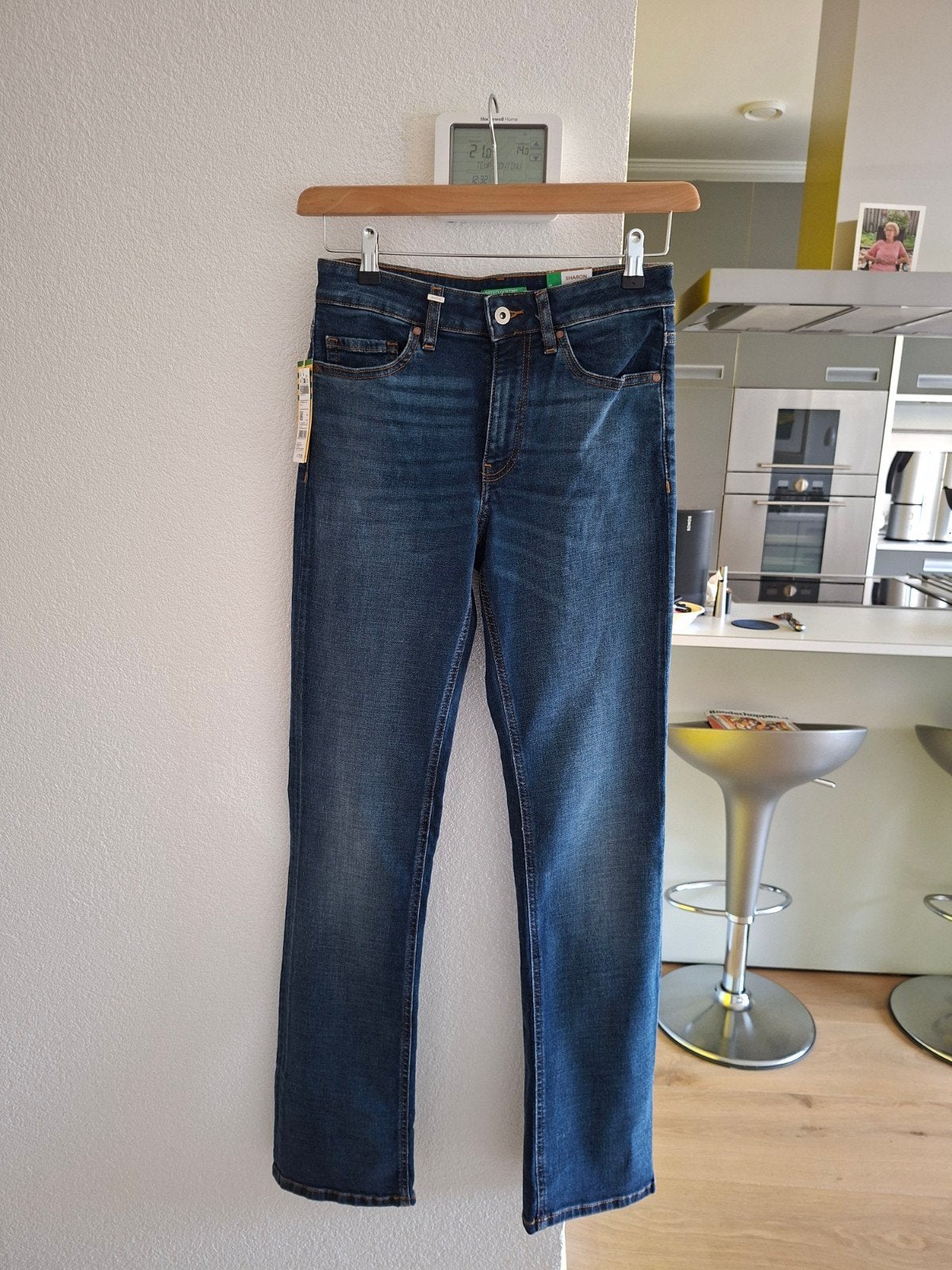 benneton nieuwe spijkrbroek  mt 27, Blauw, Benetton, Nieuw, Ophalen of Verzenden