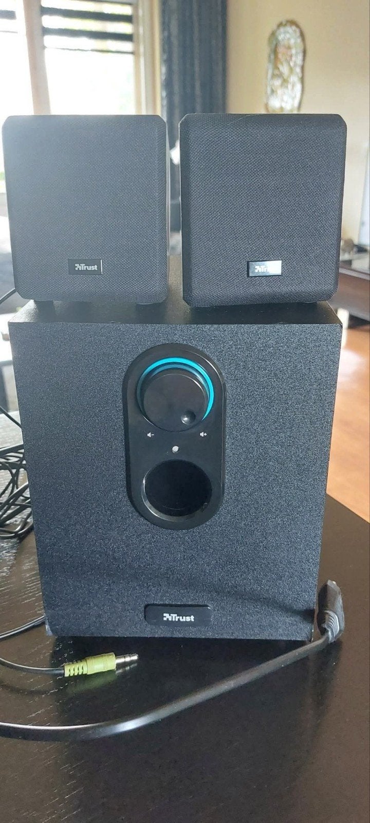 Trust 2.1 Speakerset met Subwoofer, Gebruikt, Speakerset, AUX-ingang, Ophalen