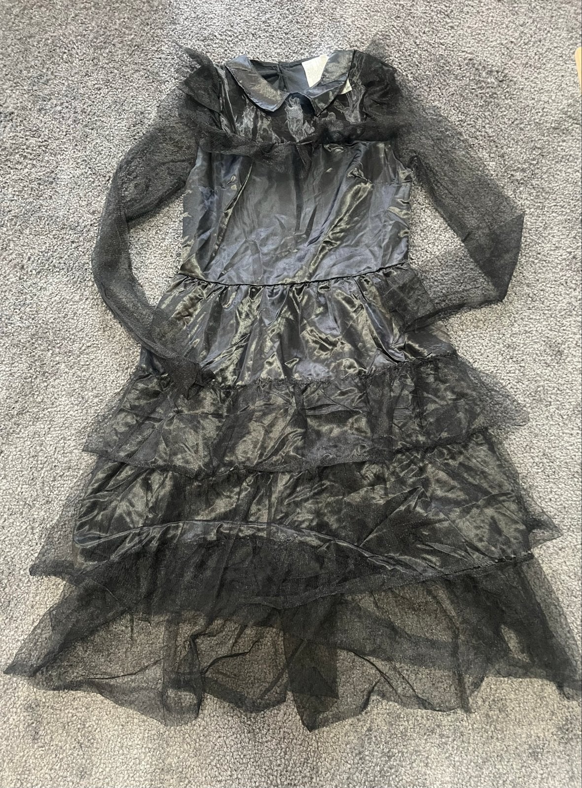 Nieuw Zwart Goth Jurkje Maat S/M, Nieuw, Ophalen of Verzenden, Halloween, Kleding