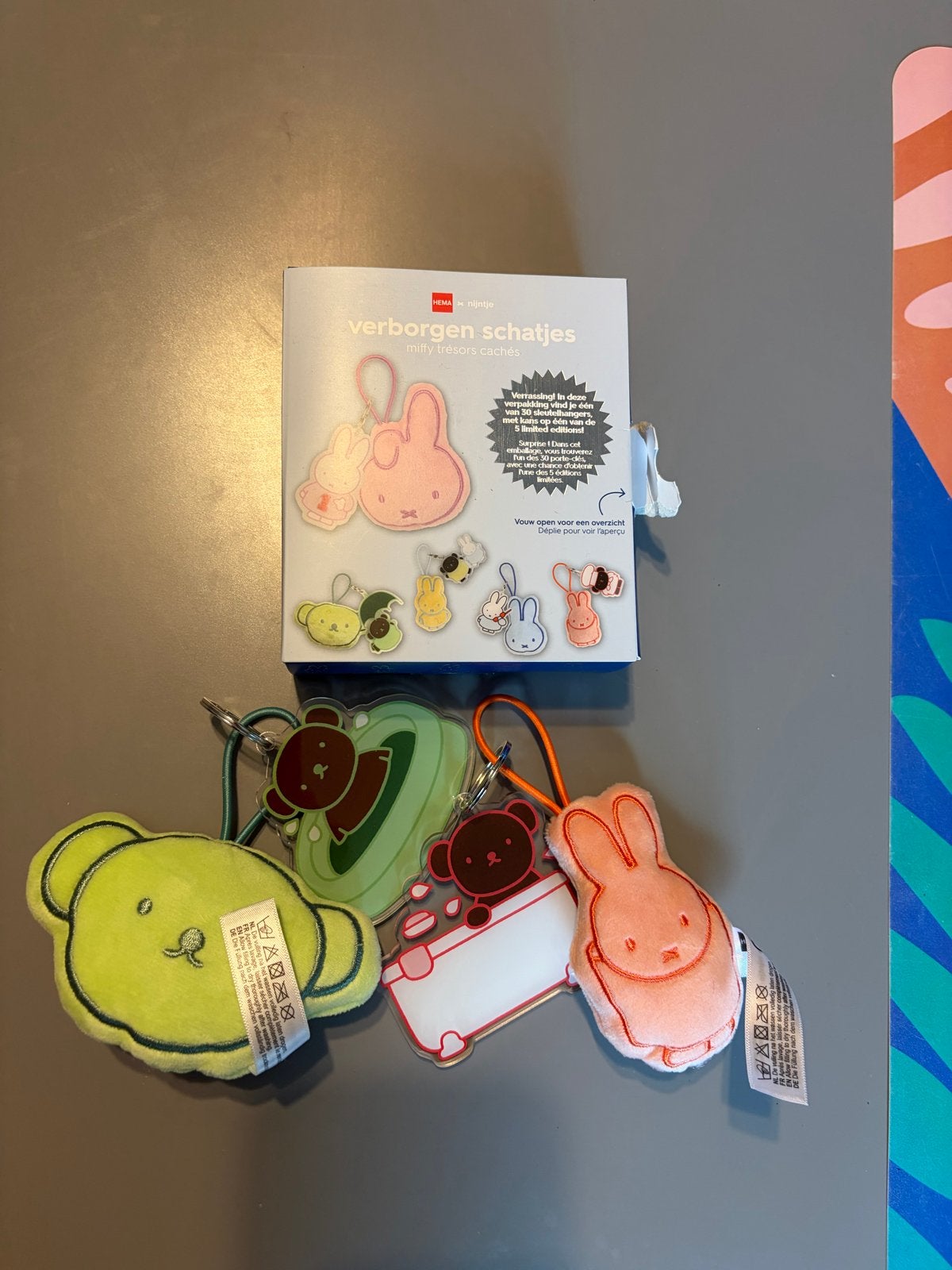 Miffy Nijntje verborgen schatjes sleutelhangers - Nieuw, Ophalen of Verzenden, Nieuw