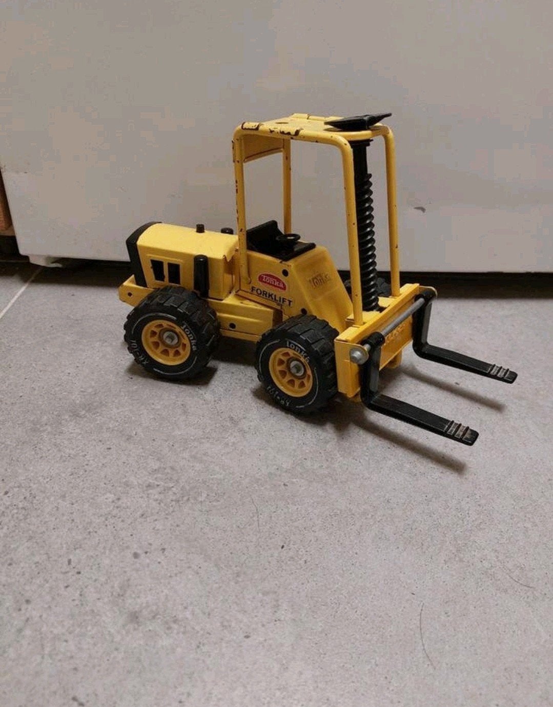 Vintage retro Tonka vorklift heftruck 
Speelgoed, Ophalen of Verzenden, Gebruikt