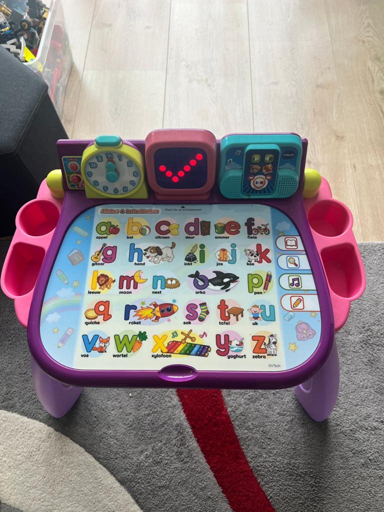 VTech interactieve leertafel / activiteitentafel Nederlands, Ophalen, Gebruikt