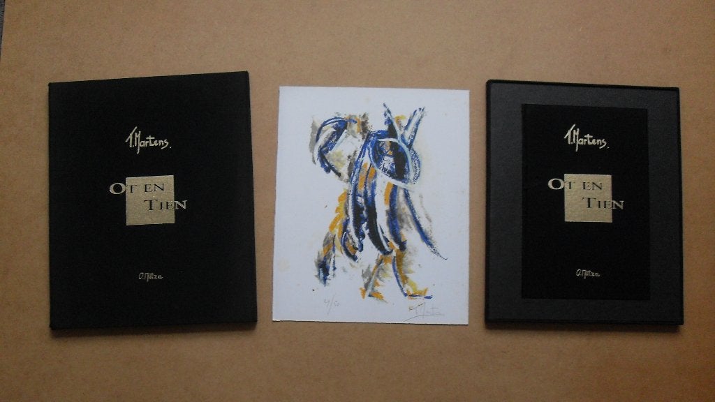 MARTENS -Ot en Tien ;CASSETTE/ZEEFDRUK/boek, Gesigneerd, Ophalen of Verzenden, Zeefdruk