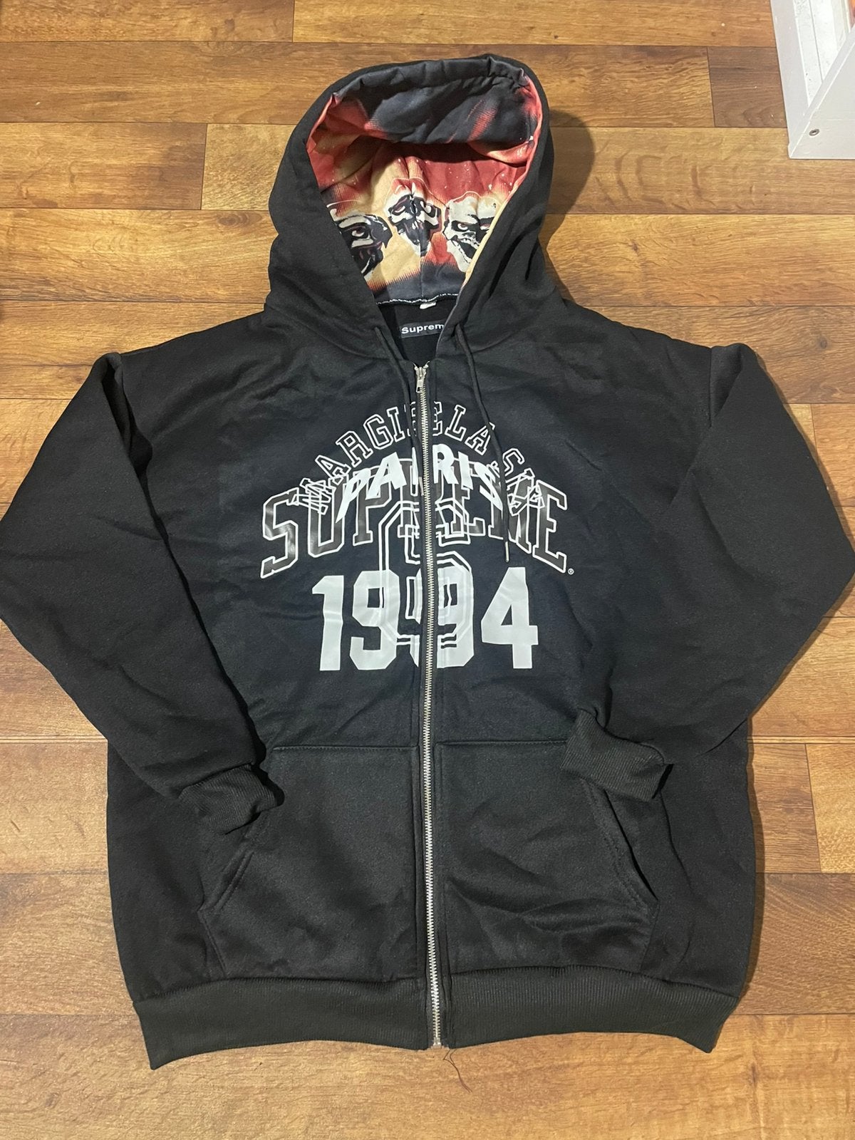 Supreme x MM6 Maison Margiela Hoodie, Ophalen of Verzenden, Nieuw, Maat 48/50 (M), Zwart