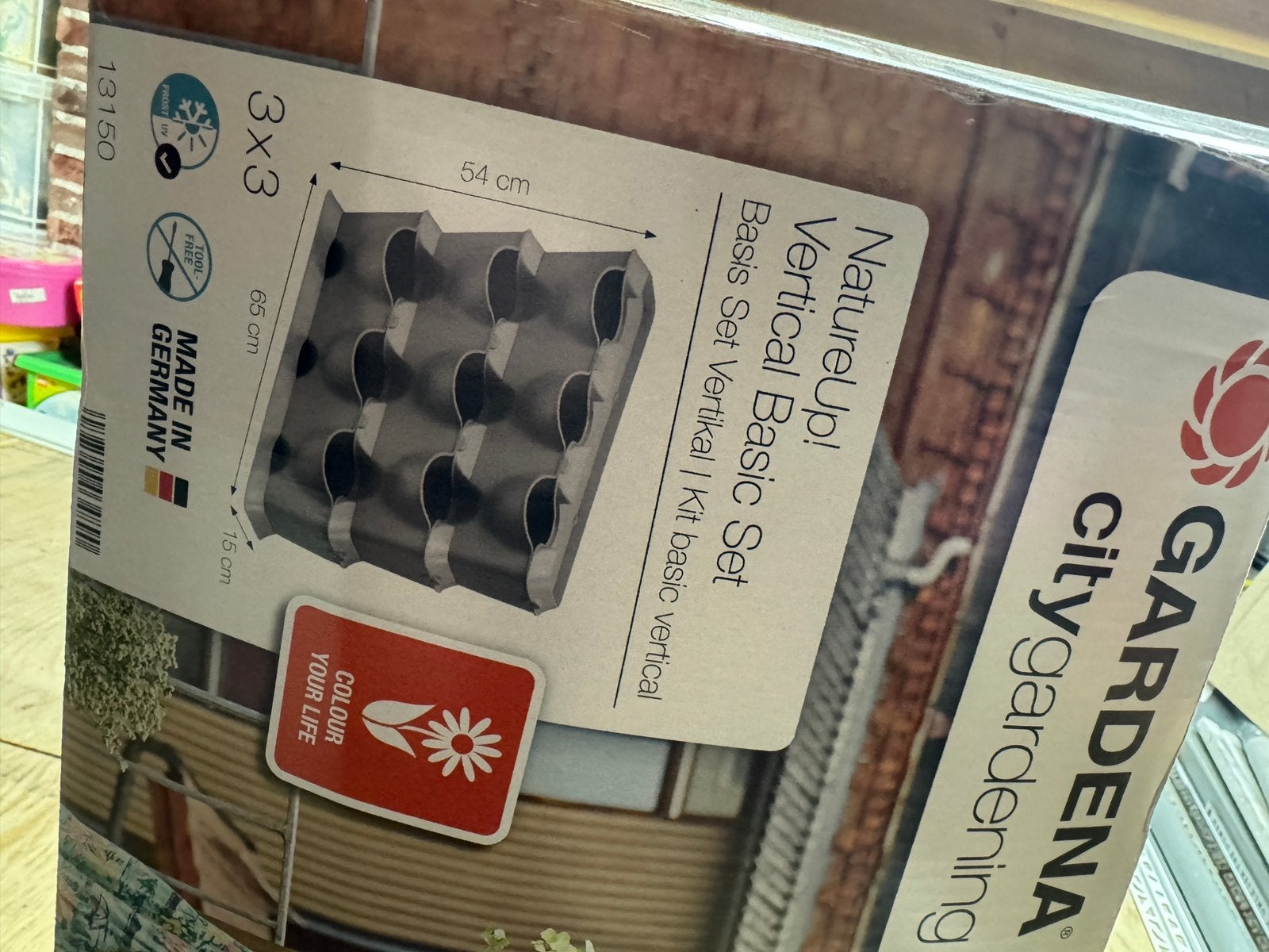 Gardena platenpotten verical basis set nieuw, Ophalen, Kunststof, Minder dan 30 cm, Rond