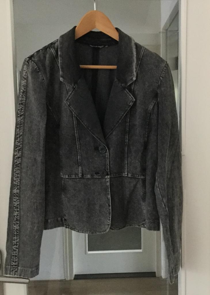 Blazer jasjeSandwich maat L antraciet grijs, Kleding | Dames, Jasjes, Kostuums en Pakken, Maat 42/44 (L), Ophalen of Verzenden