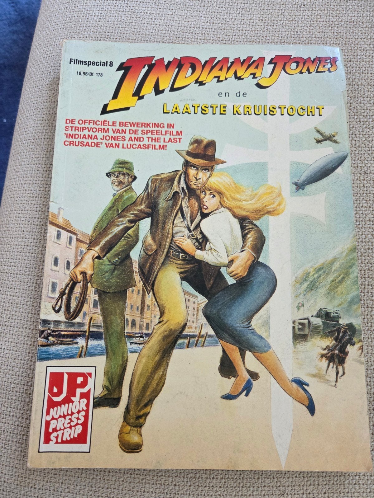 Indiana Jones en de Laatste Kruistocht - Filmspecial 8, Boeken, Eén stripboek, Ophalen of Verzenden, Gelezen, Lucasfilm