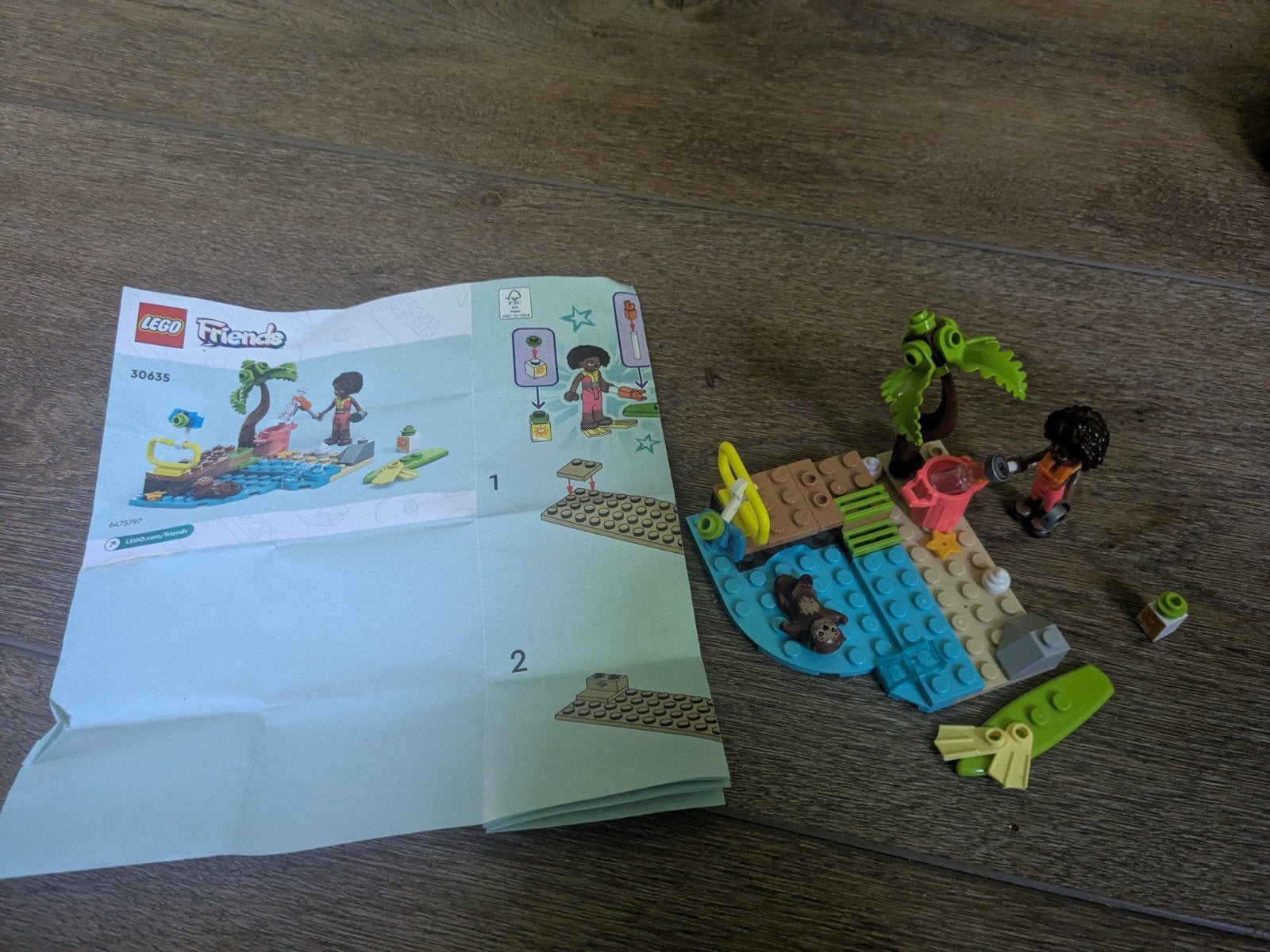 Lego Friends 30635 strand schoonmaak, Ophalen of Verzenden, Zo goed als nieuw