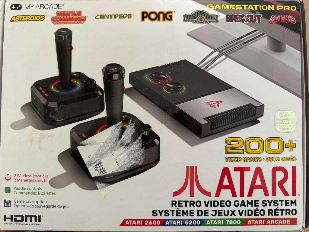 Atari Gamestation Pro, Spelcomputers en Games, Spelcomputers | Atari, Met games, Overige modellen, Met 2 controllers, Ophalen of Verzenden