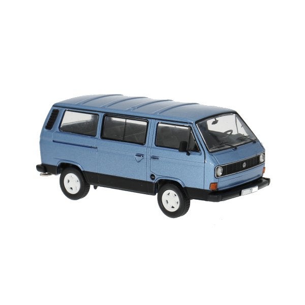 Volkswagen T3 Caravelle 1986 Blauw Schaal 1/43 Ixo Models, Hobby en Vrije tijd, Modelauto's | 1:43, Overige merken, Auto, Ixo Models