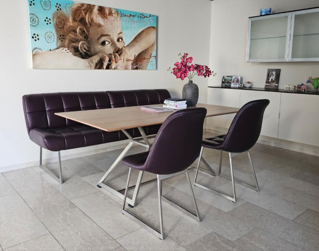 Designer eettafel JOOP afm. 180x100cm licht eiken, Ophalen, Zo goed als nieuw, Modern