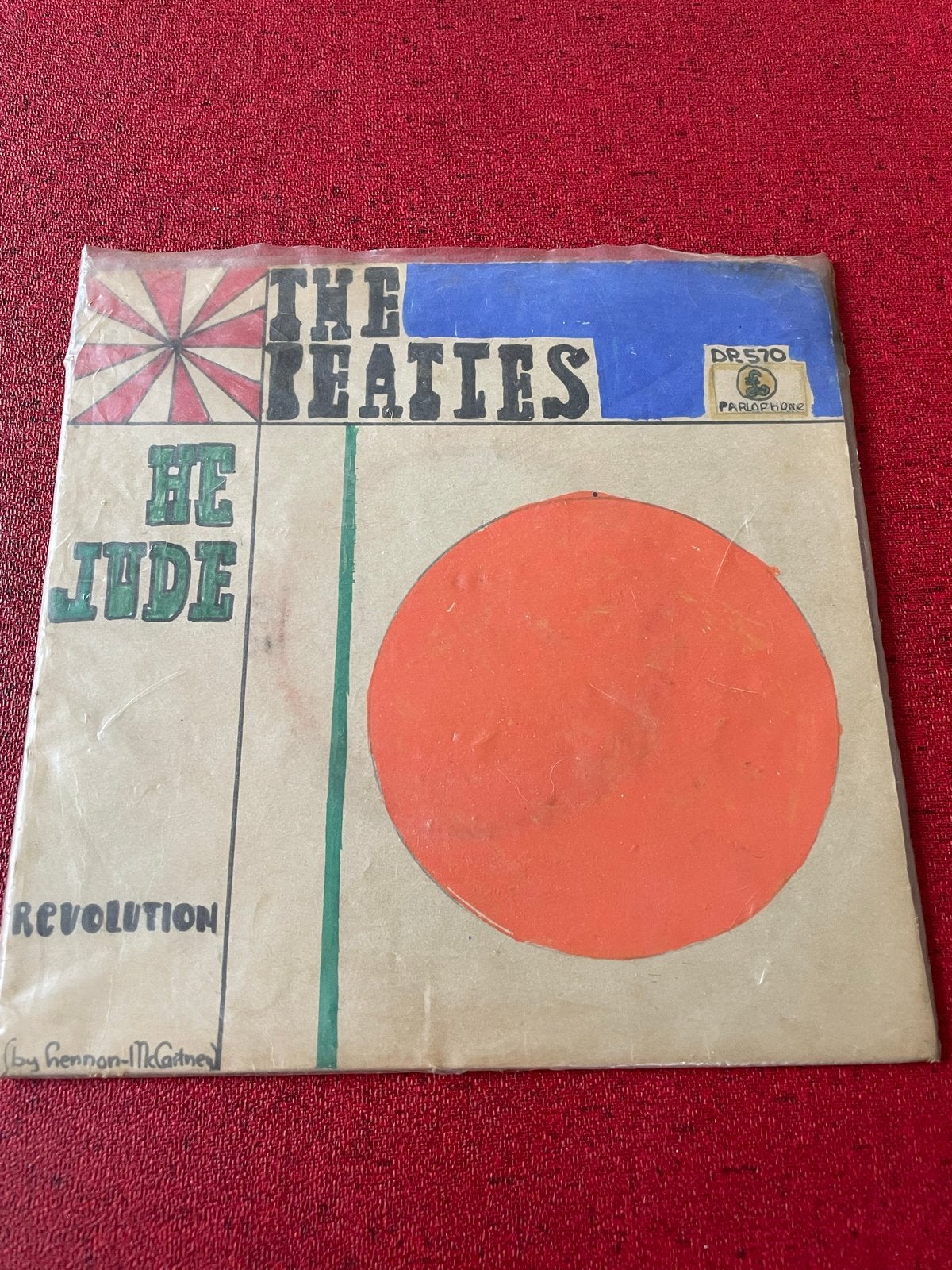 The Beatles - Hey Jude / Revolution 7 inch vinyl (mono), Gebruikt, Originele persing, 7 inch, Ophalen of Verzenden