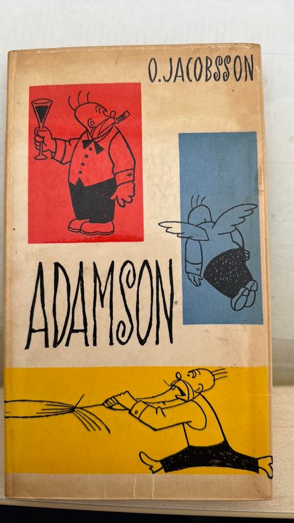 O. Jacobsson, Adamson, Bezige Bij 1955, Boeken, Gelezen, Eén stripboek, Jacobsson, Ophalen of Verzenden