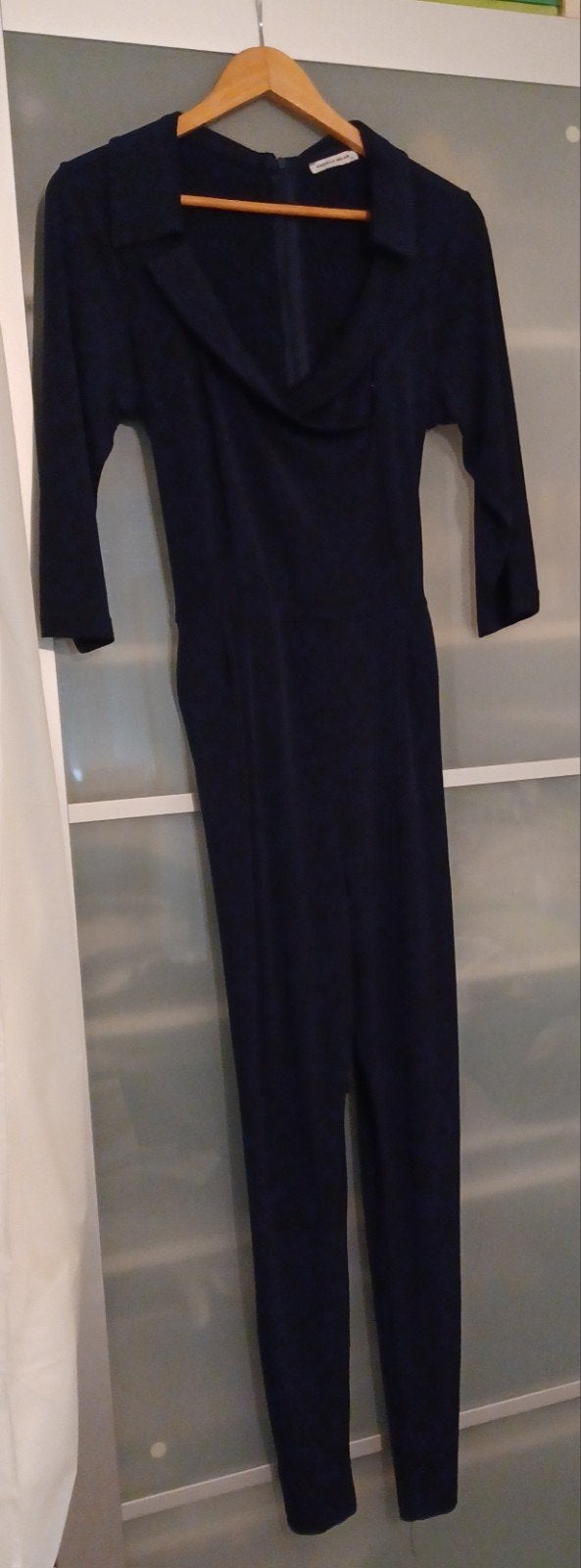 Jumpsuit Angelle Milan donkerblauw maat XL,  nieuwstaat, Ophalen of Verzenden, Zo goed als nieuw, Maat 46/48 (XL) of groter, Blauw