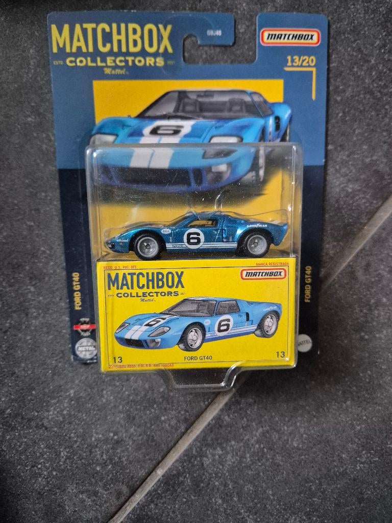 Matchbox Collectors 13/20 Ford GT40 nieuw, Ophalen of Verzenden, Nieuw, Auto