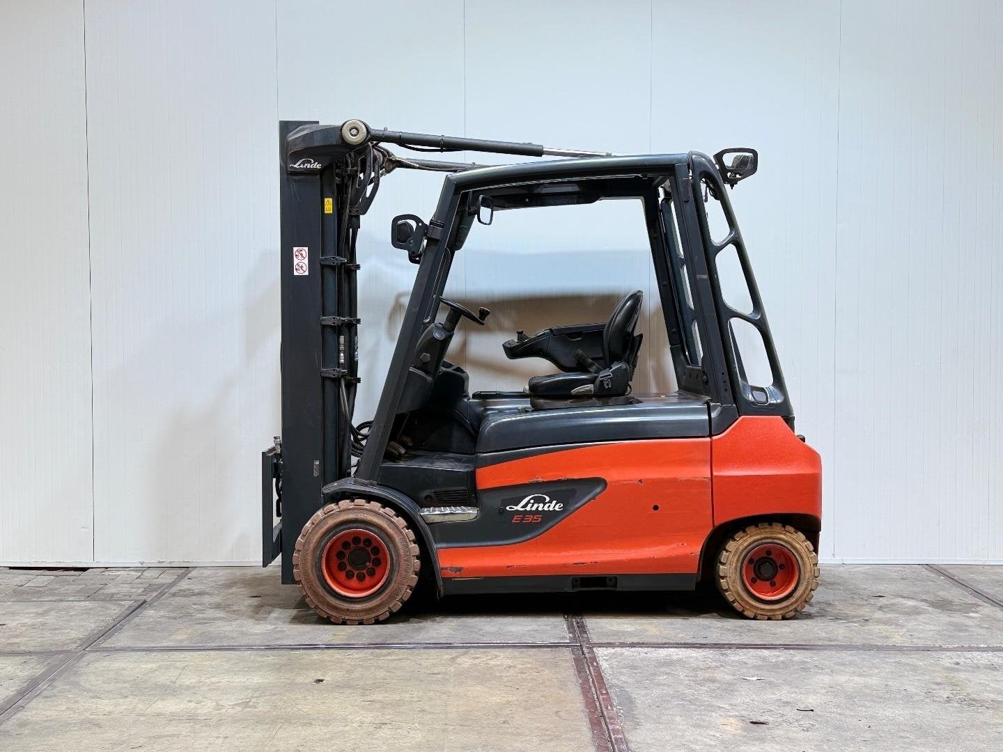 Linde E35 L triplex 4,8M 4x ventiel 3500KG 2019 Accu 2022 HL, 3000 tot 4000 kg, Elektrisch, Heftruck, Linde