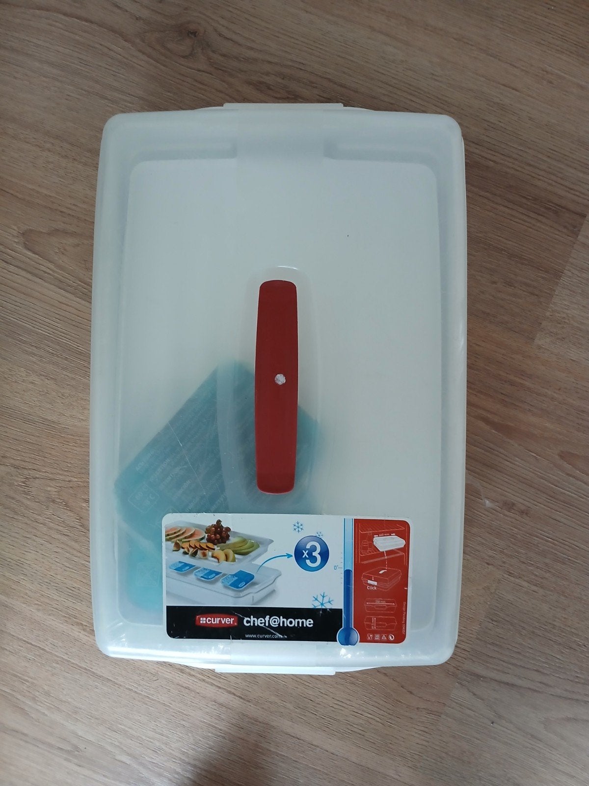 Curver Chef@Home vershoudbox met koelelementen, Ophalen, Kunststof, Nieuw, Voorraadpot