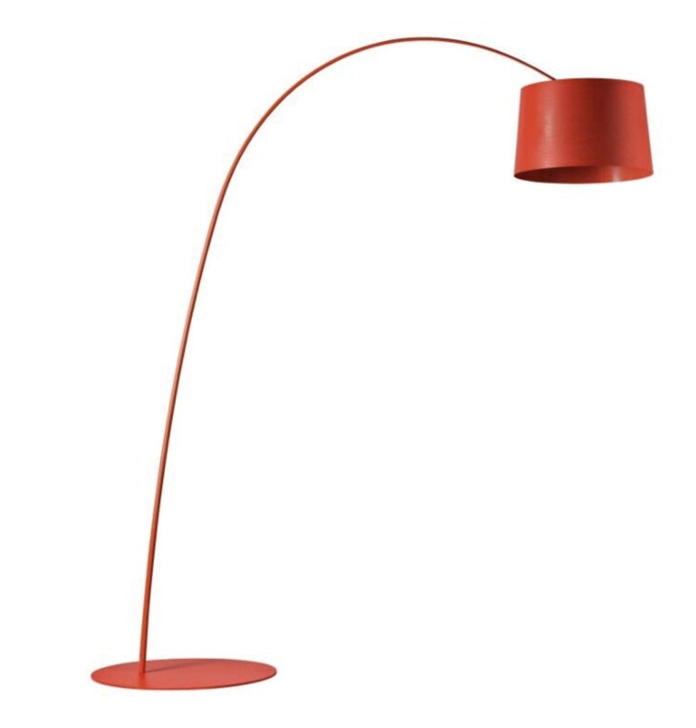 Foscarini Twiggy Terra design vloerlamp lamp booglamp rood, Ophalen, Nvt, 150 tot 200 cm, Nvt