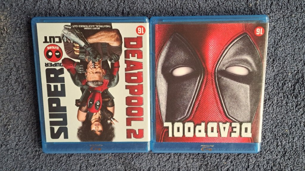 Deadpool 1 & 2 "Blu Ray", Cd's en Dvd's, Ophalen of Verzenden, Zo goed als nieuw