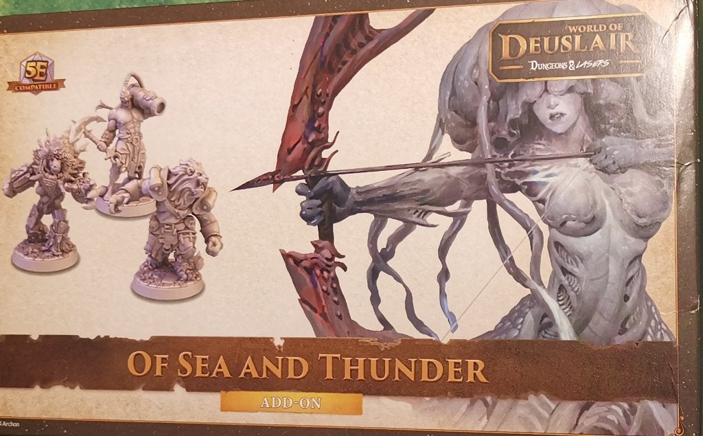 Dungeons & Lasers Deuslair: Of Sea and Thunder NIEUW, Ophalen of Verzenden, Nieuw, Overige soorten, Figuurtje(s)