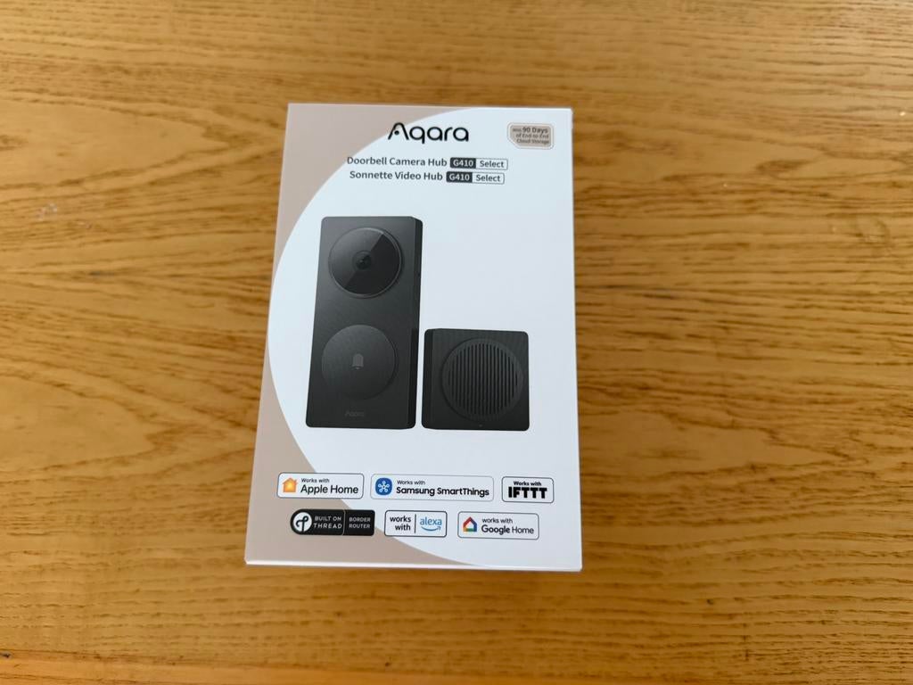 Aqara Doorbell Camera Hub G410 Select Zwart, Ophalen of Verzenden, Zo goed als nieuw