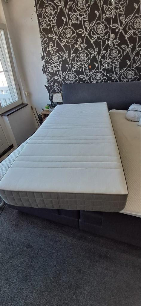 IKEA Morgedal matras 200x90cm - vlek, hoes wasbaar, Ophalen, Gebruikt, 90 cm, Eenpersoons