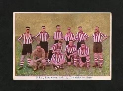 Voetbalplaatje PSV Eindhoven Jaren 20/30., Ophalen of Verzenden, Zo goed als nieuw