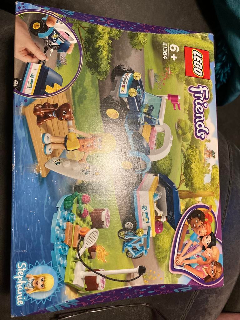 Lego 41364 stephanies wagen en aanganger, Ophalen of Verzenden, Zo goed als nieuw, Complete set, Lego