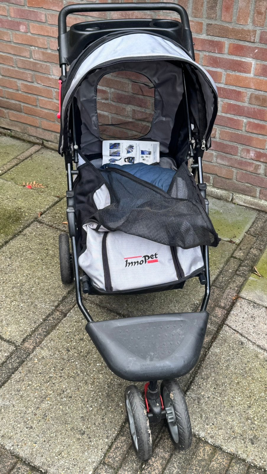 INNOPET BUGGY ALL TERRAIN Zwart/Zilver, Ophalen, Gebruikt, Hondenbuggy
