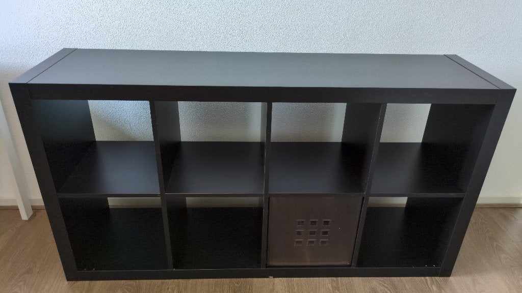 IKEA kast Kallax 2x4, Ophalen, Gebruikt, 50 tot 100 cm, Minder dan 100 cm