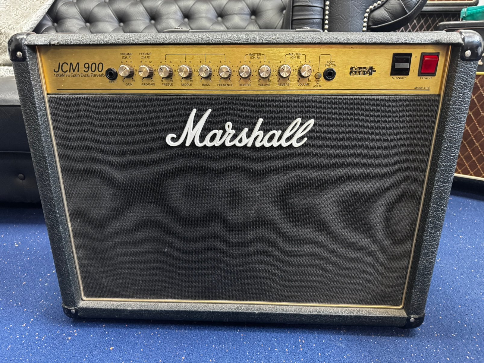 Marshall JCM 900 higain 100w combo, Ophalen, Zo goed als nieuw, Gitaar, 50 tot 100 watt