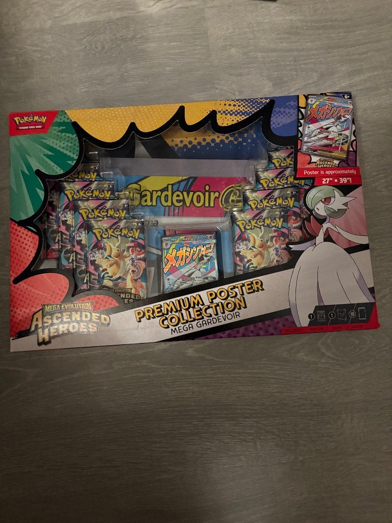 Pokemon Ascended Heroes premium poster collection, Ophalen of Verzenden, Nieuw, Boosterbox