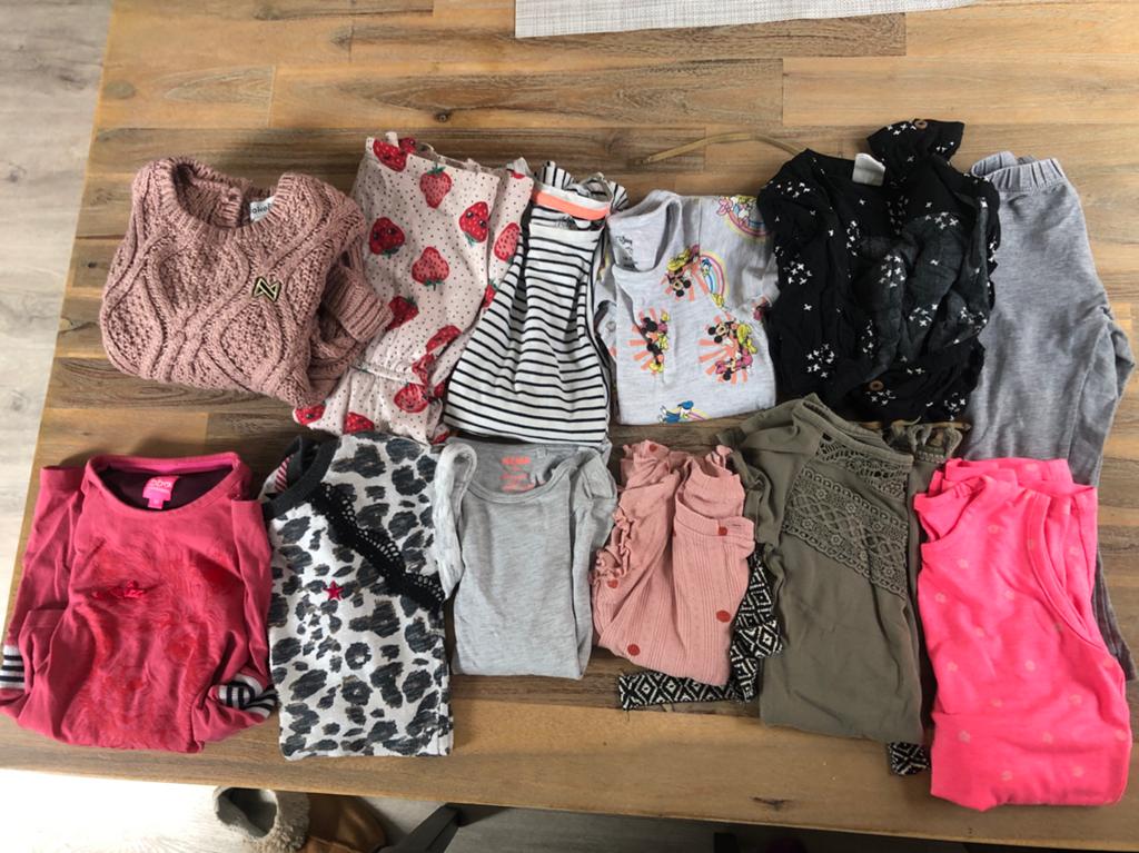Kledingpakket meisje maat 92/98 - Diverse merken, Ophalen of Verzenden, Gebruikt, Maat 98