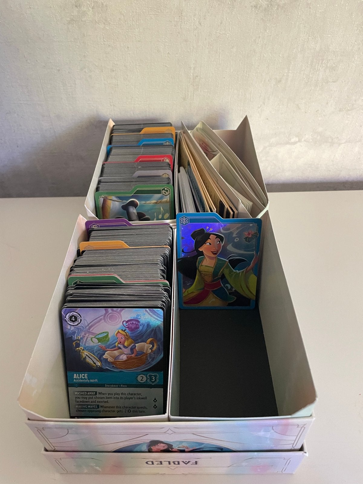 Disney Lorcana Kaarten Collectie - Fabled, Ophalen of Verzenden, Zo goed als nieuw, Meerdere kaarten