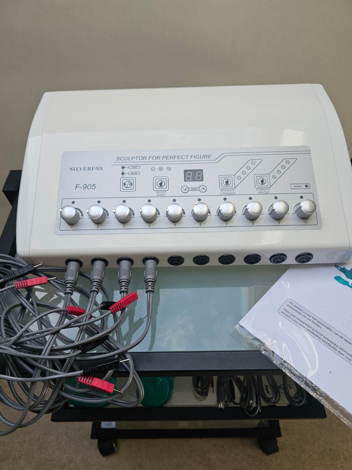 Silverfox F-905 Spierstimulatie Apparaat Elektrokinesiet, Ophalen of Verzenden, Zo goed als nieuw, Lichaamsverzorging