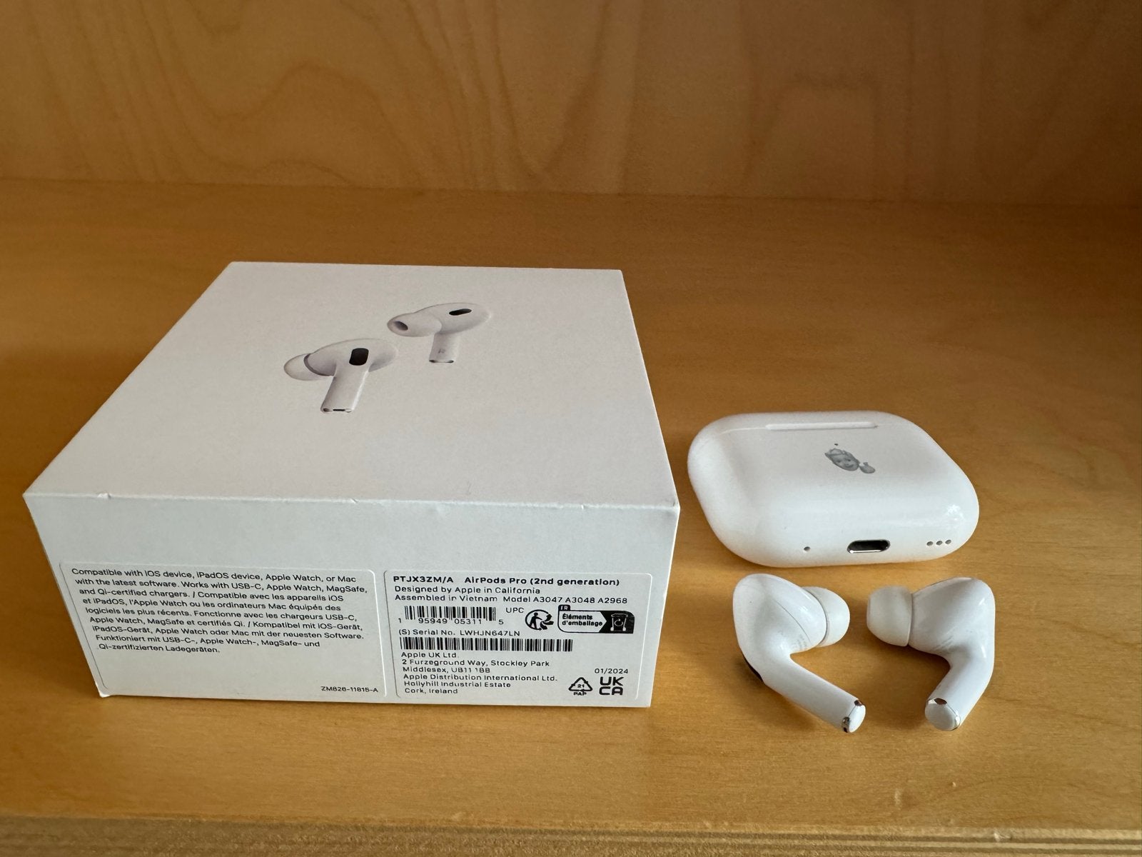 Apple AirPods Pro 2 met USB-C oplaadcase, In-ear, Gebruikt, Bluetooth, Ophalen of Verzenden